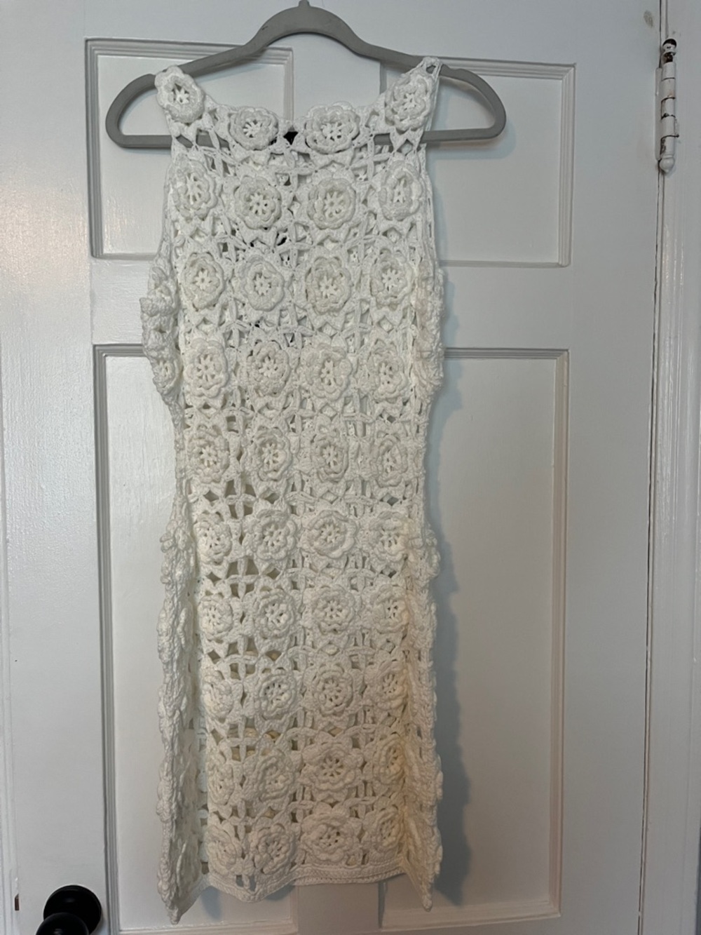 ‼️DELETING 5/11‼️Elliatt Elise high neck crochet mini dress in white NWT SZ S - Picture 7 of 7